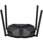 Mercusys MR85X AX3000 Dual-Band Wi-Fi 6 Router, 574 Mbps at 2.4 GHz + 2402 Mbps at 5 GHz, 4x Fixed External Antennas, 3x Gigabit LAN Ports, 1x 2.5Gbps WAN Port, 1024-QAM, OFDMA, HE160, MERCUSYS APP, Router/Access Point Mode, Smart Connect