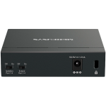 Mercusys MS105GP 5-Port Gigabit Desktop Switch with 4-Port PoE+, 4×Gigabit PoE+ Ports, 1×Gigabit Non-PoE Port, 65 W PoE Power, Desktop Steel Case, Wall Mounting, Extend Mode for 250m PoE Transmit,Isolation Mode,Silent Operation,Port Prioritization - Image 2