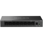 Mercusys MS108GS 8-Port Gigabit Desktop Switch, 8× Gigabit Ports, Desktop Steel Case, Wall Mounting, Plug and Play, Power Saving, Compact design, Green Ethernet technology, Silent