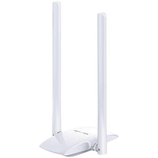 Mercusys MW300UH 300Mbps High Gain wireless N USB adapter, two 5dBi High Gain antennas, flexible design with USB cable, 2x2 MIMO, support Windows 10/8.1/8/7/XP(32/64 bit) Mercusys MW300UH 300Mbps High Gain wireless N USB adapter, two 5dBi High Gain antennas, flexible design with USB cable, 2x2 MIMO, support Windows 10/8.1/8/7/XP(32/64 bit) - Image 1