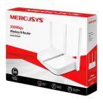 Mercusys MW305R 300Mbps Wireless N Router, 1 x 10/100 WAN Port + 3 x 10/100 LAN Ports, 3 x 5 dBi fixed omni directional antennas, WDS bridge,IPv4,IPv6,Dynamic DNS,DHCP,Port Forwarding,2.4GHz guest network,Mercusys App,IP and MAC address binding - Image 4