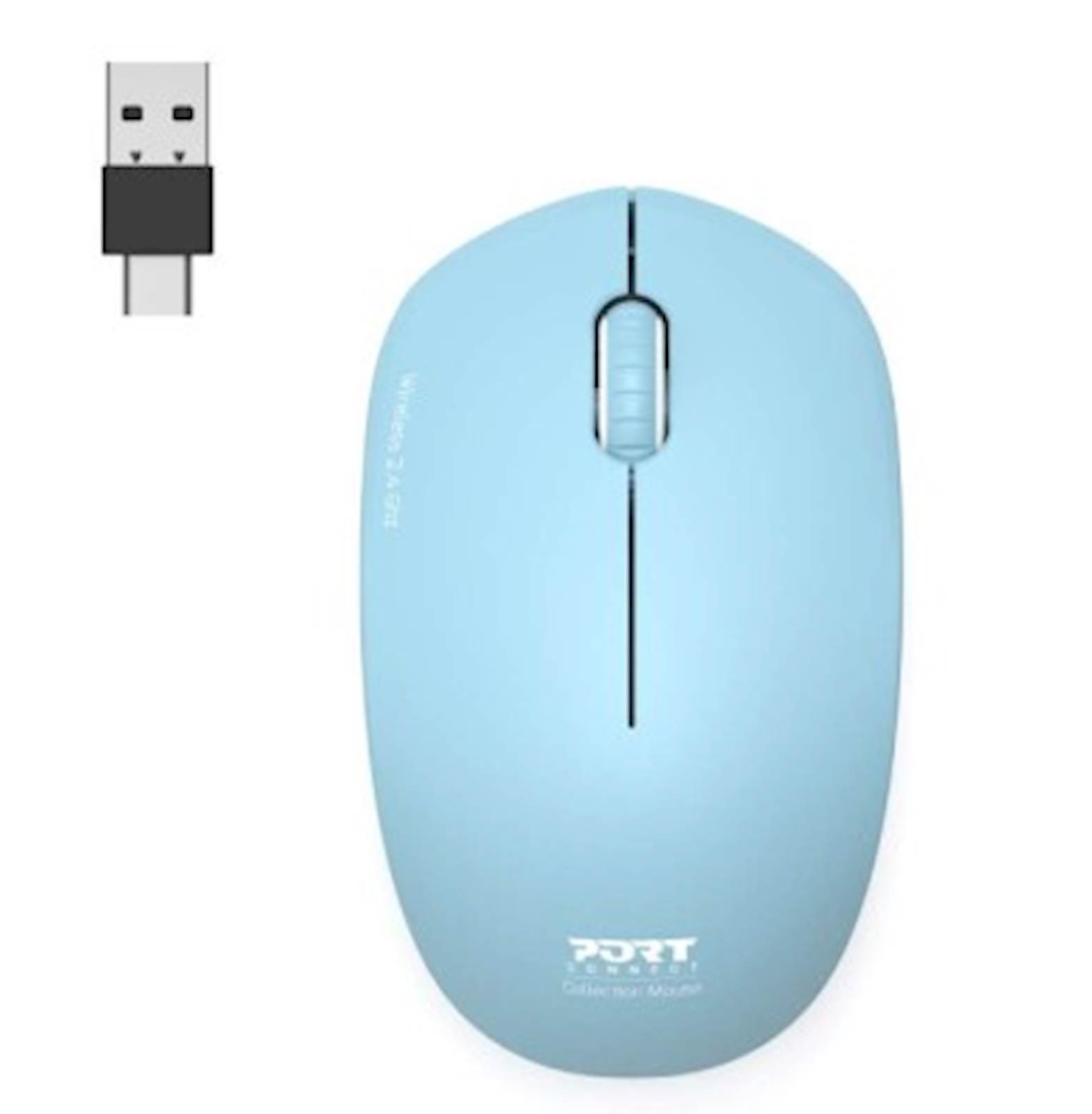 Miš PORT WL USB-A plavi Miš PORT WL USB-A plavi - Image 1