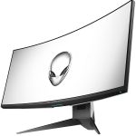 Monitor Alienware AW3423DWF 34" Curved, 3440x1440, WQHD, 165Hz, Anti-Reflective, 21:9, 1000000:1, 1000 cd/m2, AMD FreeSync, 0.1ms, 178/178, 2xDP, HDMI, 5xUSB 3.2, Audio line-out, Tilt, Swivel, Height Adjust, 3Y - Image 2