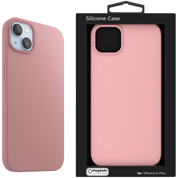 Next One MagSafe Silicone Case for iPhone 14 Max Ballet Pink