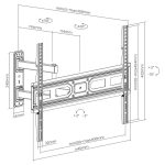 Nosač za TV MANHATTAN zidni 37" do 70" - Image 9