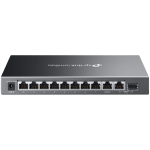 Omada 10-Port Gigabit Easy Managed Switch with 8-Port PoE+ 8× Gigabit PoE+ Ports, 1x Gigabit Non-PoE Ports, 1× Combo Gigabit RJ45/SFP Port 802.3at/af, 123 W PoE Power,  Desktop Steel Case and Fanless Integration with Omada SDN Controller - Image 2