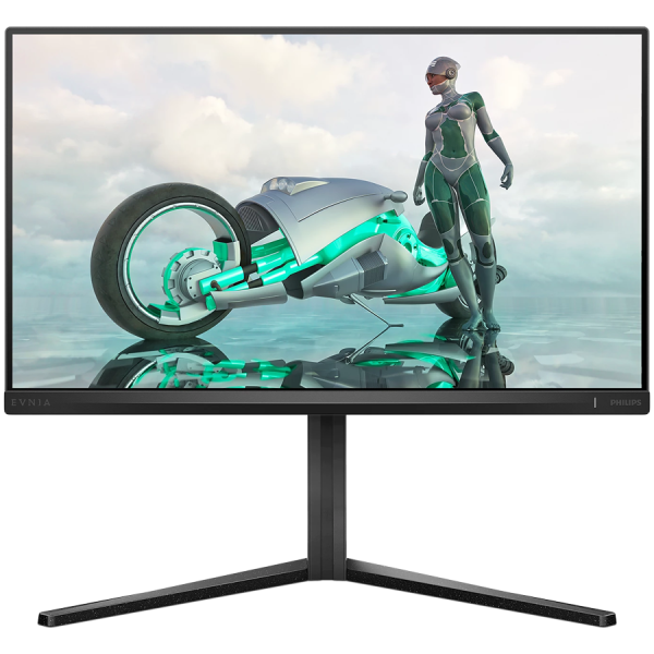 PHILIPS Monitor Evnia 3000 24M2N3200A 24'' (23.8'' viewable), Fast IPS, 1920x1080 (Full HD), 180Hz, 1ms (GTG), 300 cd/m2, 1000:1, Adaptive Sync, G-Sync Compatible, HDR10, 2xHDMI, 1xDP, Speakers, Full Ergonomic, 3y