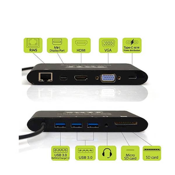 PORT Docking Station Type C, 1 x 4K