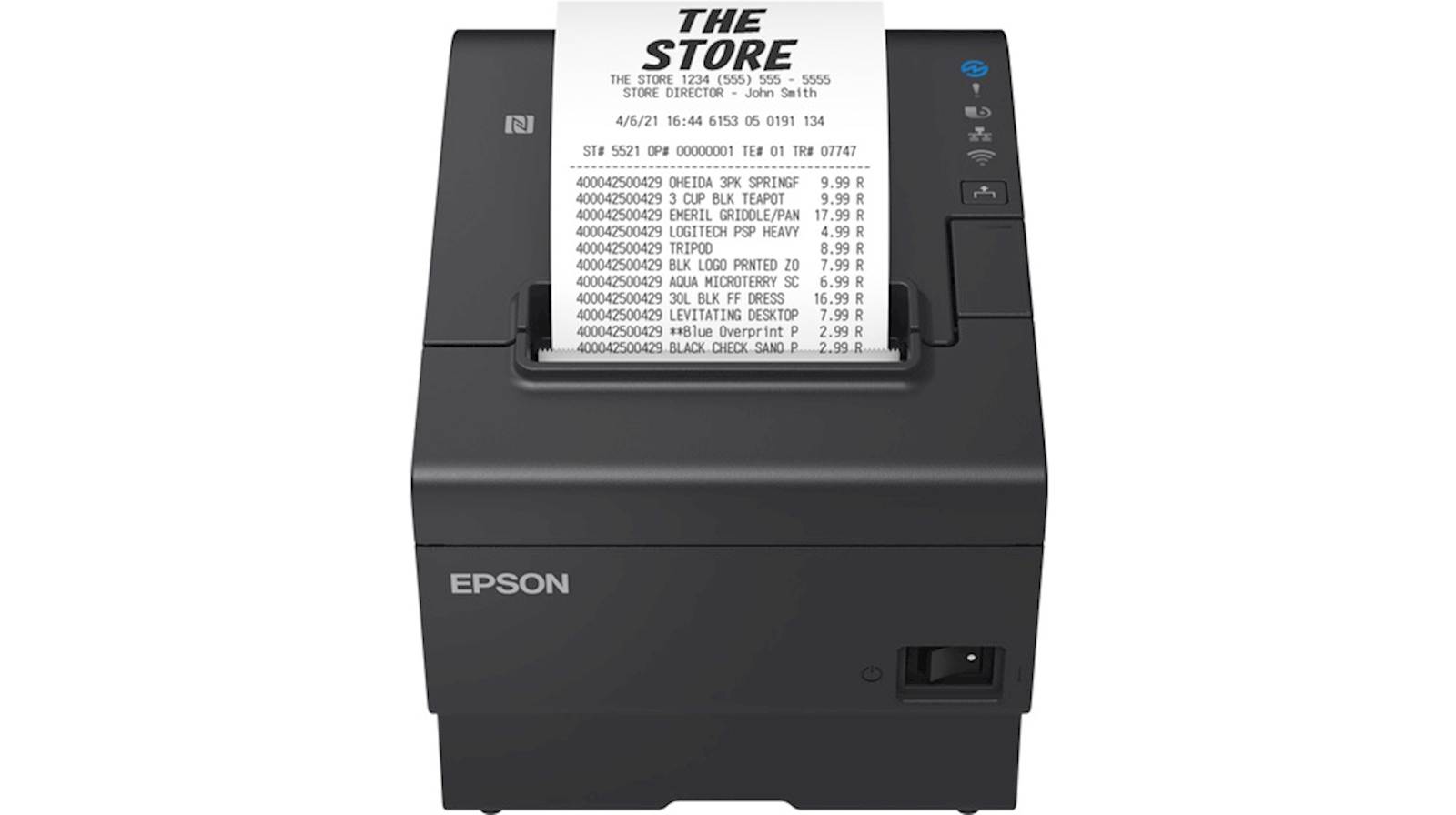 POS printer Epson TM-T88VII-112,USB,ETH,SRL,PS,BLK POS printer Epson TM-T88VII-112,USB,ETH,SRL,PS,BLK - Image 1