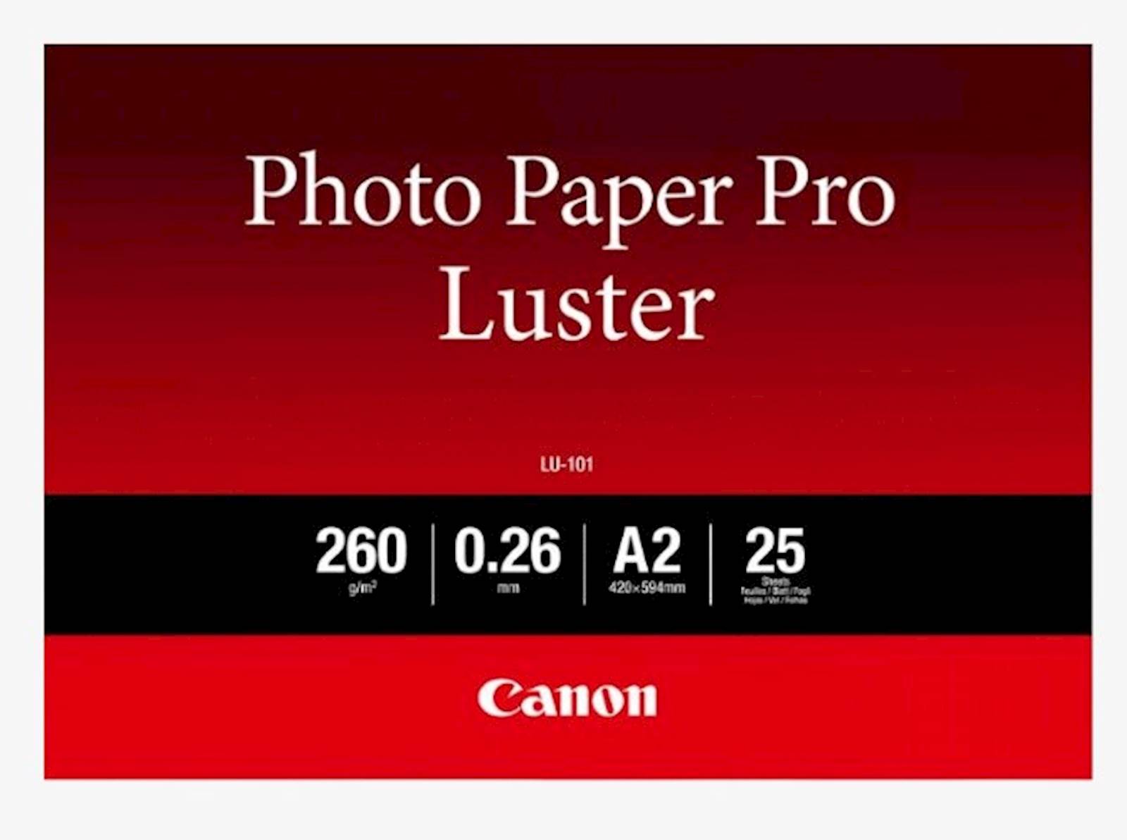 Papir CANON Pro Luster LU-101 A2 (260g, 25 kom) Papir CANON Pro Luster LU-101 A2 (260g, 25 kom) - Image 1