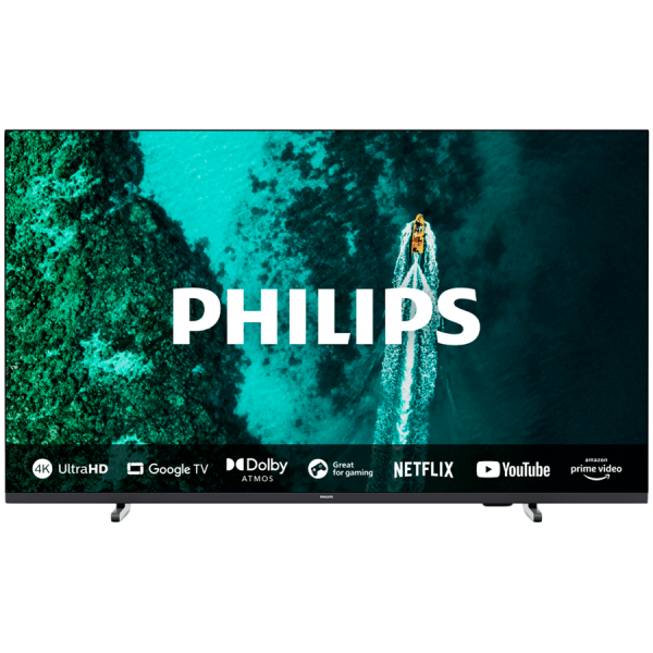 Philips 55PUS7409/12 4K Ultra HD LED Google TV™,139 cm (55'') TV, Pixel Precise Ultra HD, Micro Dimming, Natural Motion, Dolby Atmos sound, Google Assistant/Amazon Alexa
