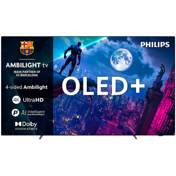 Philips 65OLED950/12 4K GOOGLE TV OLED+, 4-SIDE AMBILIGHT TV, 144 Hz, DUAL P5 AI  Procesor, 164 cm (65''), Dolby Vision and Dolby Atmos