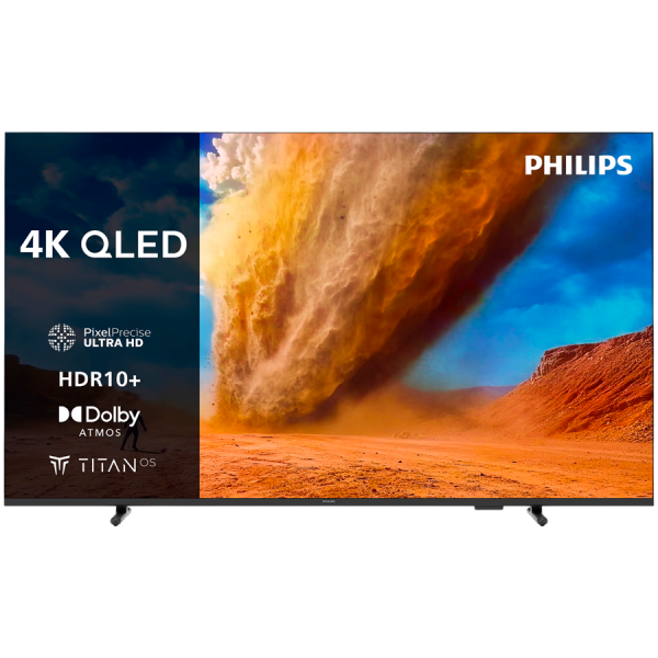 Philips 65PUS7810/12 4K QLED TV, 164 cm (65"), Pixel Precise Ultra HD, Titan SMART OS, Dolby Atmos sound. HDR10+