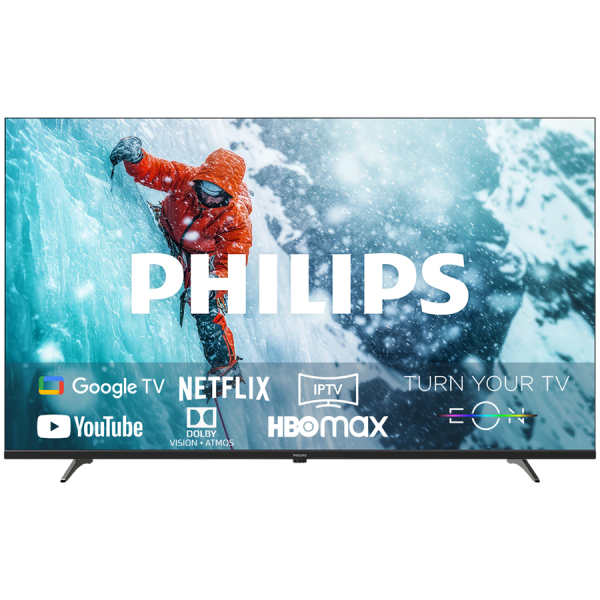 Philips 65PUT7630/10 4K QLED ULTRA HD ANDROID GOOGLE TV 164 cm (65"), Pixel Precise Ultra HD, Amazon Alexa, Google asistent, Dolby Vision i Dolby Atmos