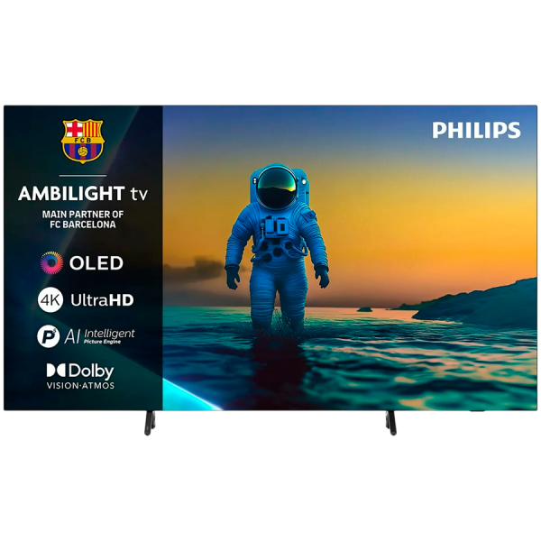 Philips 77OLED820/12 4K OLED GOOGLE TV, 3-side AMBILIGHT, 144 Hz, Procesor P5 AI Perfect, 194 cm (77"), Dolby Vision and Dolby Atmos