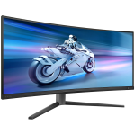 Philips Monitor Evnia 34M2C6500/00 34'' QD-OLED, 21:9, 3440x1440 (UltraWide QHD), 175Hz, 0.03ms, 250 cd/m² (SDR), 1000 cd/m² (HDR), 1,000,000:1, 2x HDMI 2.0, DisplayPort 1.4, 4x USB 3.2, Dark Slate Design, Adaptive-Sy - Image 3