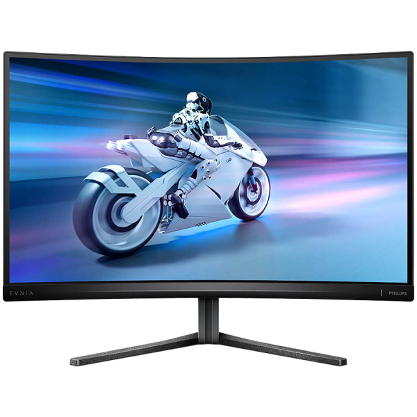 Philips Monitor Evnia 5000 27M2C5500W 27'' Curved VA, 2560x1440 (QHD), 240Hz, 1ms, 400 cd/m², 3000:1, DisplayHDR 400, 2x HDMI, 2x DisplayPort, Dark Slate, 3-year warranty