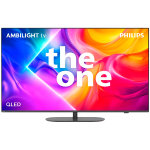 Philips TV LED 55PUS9010/12, The One, QLED AMBILIGHT 4K TV, 139 cm (55''), 144Hz, VRR, FreeSync Smart platform Titan OS, P5 Image processor, Dolby Vision and Atmos