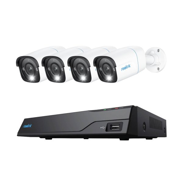 REOLINK NVR SNIMAČ NVS8-8MB4 4K, 8 kanlalni NVR, 2TB HDD, 4x kamera