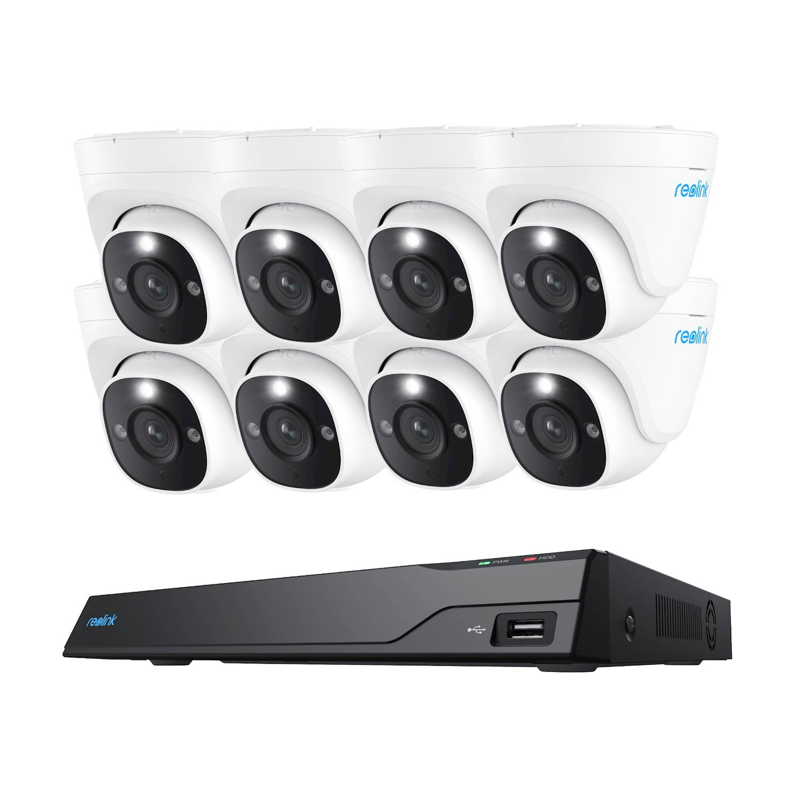 Reolink NVR snimač NVS16-8MD8 4K, 8MP, 16 kanalni NVR, 4TB HDD, 8x Kamera POE Reolink NVR snimač NVS16-8MD8 4K, 8MP, 16 kanalni NVR, 4TB HDD, 8x Kamera POE - Image 1
