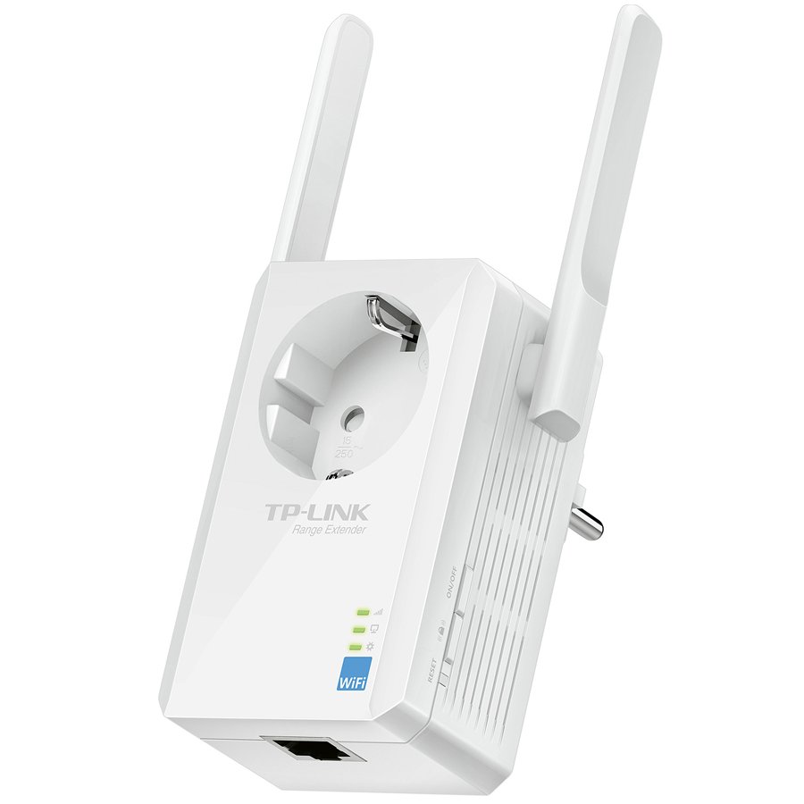 Repeater TP-Link TL-WA860RE, 300Mbps Wireless N Wall Plugged Range Extender with AC Passthrough, QCA(Atheros), 2T2R, 2.4GHz, 802.11n/g/b, Ranger Extender button, Range extender mode, with 2 fixed Antennas Repeater TP-Link TL-WA860RE, 300Mbps Wireless N Wall Plugged Range Extender with AC Passthrough, QCA(Atheros), 2T2R, 2.4GHz, 802.11n/g/b, Ranger Extender button, Range extender mode, with 2 fixed Antennas - Image 1