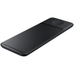 SAMSUNG Fast Wireless Charger Trio Black With travel Adapter - Image 3