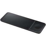 SAMSUNG Fast Wireless Charger Trio Black With travel Adapter