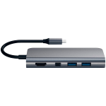 SATECHI Aluminum Type-C Multimedia Adapter - Space Gray - Image 3