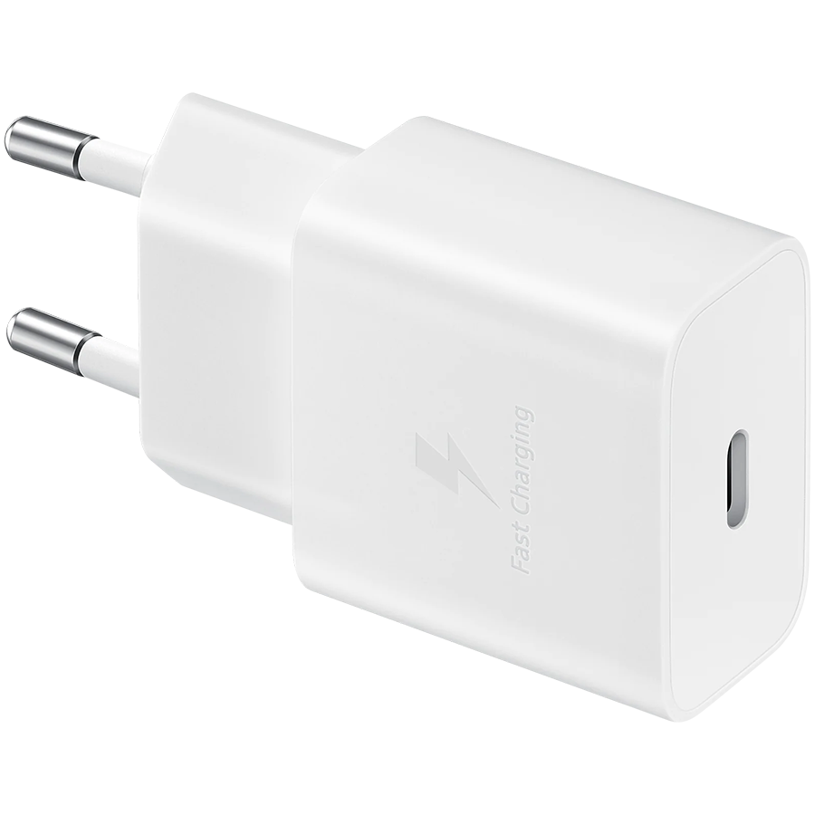 Samsung 15W Fast Charging USB-C Wall Charger White (cable not included) Samsung 15W Fast Charging USB-C Wall Charger White (cable not included) - Image 1