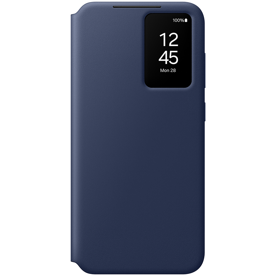 Samsung Galaxy S24 FE Smart View Wallet Case Blue Samsung Galaxy S24 FE Smart View Wallet Case Blue - Image 1