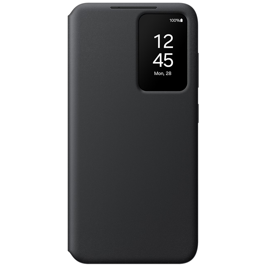 Samsung Galaxy S24 Smart View Wallet Case Black Samsung Galaxy S24 Smart View Wallet Case Black - Image 1
