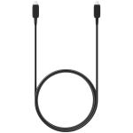 Samsung original data cable USB Type-C to USB Type-C (1.8m, 5A), super fast charging up to 45W, Black