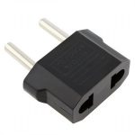 Schuko adapter US na EU Black