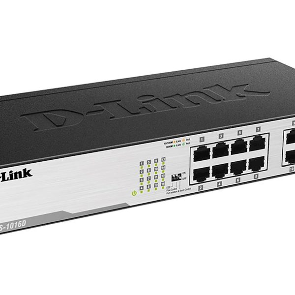 Switch DLINK 16-Port Gigabit Unmanaged Desktop