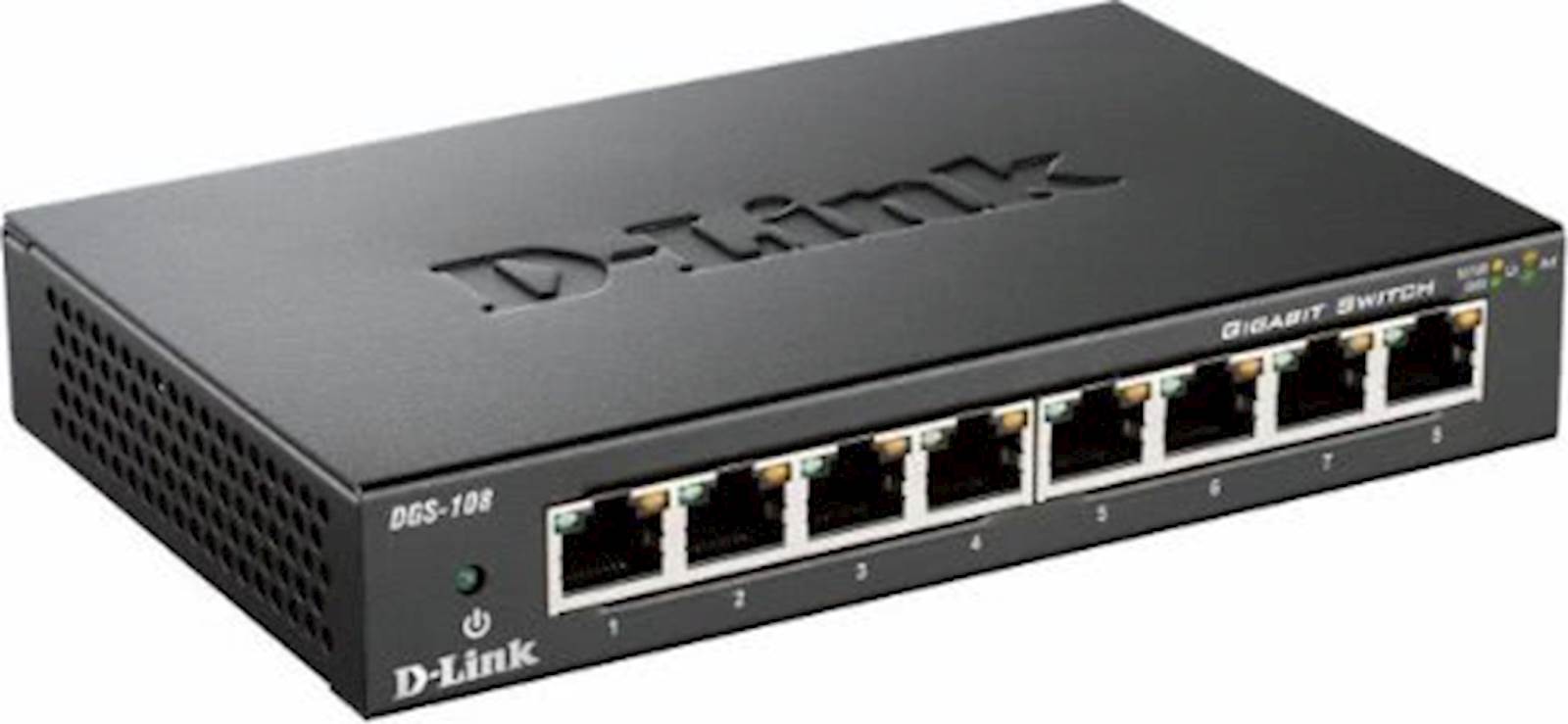 Switch DLINK 8-Port Gigabit Unmanaged Metalni DGS-108/E Switch DLINK 8-Port Gigabit Unmanaged Metalni DGS-108/E - Image 1