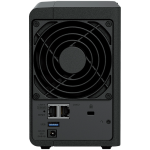 Synology DS225+, Tower, 2-bays 3.5'' SATA HDD/SSD, CPU Inte Celeron J4125 4-core (4-thread) 2.0 GHz, burst up to 2.7 GHz, 2 GB DDR4 non-ECC (expandable up to 6 GB), 1xRJ-45 1GbE LAN, 1xRJ-45 2.5 GbE LAN, 2xUSB 3.2 Gen 1, 1.3 kg, 3yr warranty - Image 4