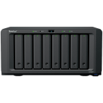Synology DiskStation DS1825+, Tower, 8-BAY 3.5'' SATA HDD/SSD,  2xM.2 2280 NVMe SSD, CPU AMD Ryzen Quad-Core 2.2 GHz, 8GB DDR4, 2xRJ-45 2.5GbE LAN Port, 3xUSB 3.2, 2 x USB-C expansion ports (Expandable to 18 Bays with 2 x DX525), 1xGen3 x8 PCIe,3y