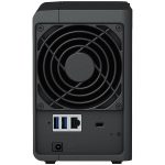 Synology DiskStation DS223, Tower, 2-bays 3.5'' SATA HDD/SSD, CPU 4-core 1.7 GHz, 2 GB DDR4 non-ECC, RJ-45 1GbE LAN Port, 3 x USB 3.2 Gen 1 Port, 1.28 kg, 2y - Image 3