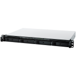 Synology NAS RS422+, rack, AMD Ryzen R1600, 2GB DDR4, 4-bay,  USB, LAN 2x1GbE, 1U, 1 x Gen3 x2 network upgrade slot, 3-year hardware warranty.