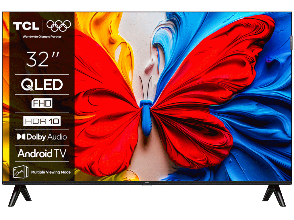 TCL 32"S5K FHD QLED TV60 Hz HDR 10 Android TV;Dolby Digital Plus TCL 32"S5K FHD QLED TV60 Hz HDR 10 Android TV;Dolby Digital Plus - Image 1