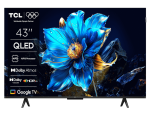 TCL 43"P7K 4K QLED TV 60HzGoogle TV; HDR multi-format;HVA Panel; Game Master; Dolby Atmos;