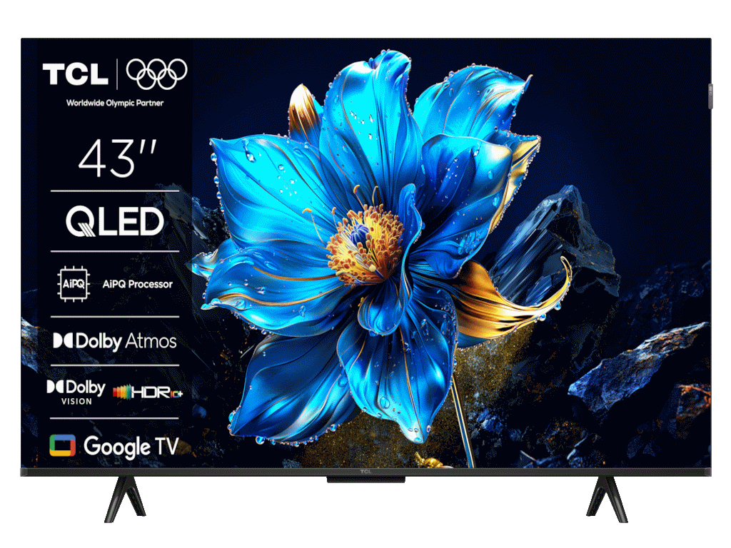 TCL 43"P7K 4K QLED TV 60HzGoogle TV; HDR multi-format;HVA Panel; Game Master; Dolby Atmos; TCL 43"P7K 4K QLED TV 60HzGoogle TV; HDR multi-format;HVA Panel; Game Master; Dolby Atmos; - Image 1