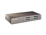 TP-Link 16-Port Gigabit Desktop/Rackmount Switch, 16 10/100/1000M RJ45 ports, 1U 13-inch rack-mountable steel case, energy-efficient technology, supports MAC address self-learning, Auto MDI/MDIX and Auto negotiation, Jumbo Frame support - Image 2