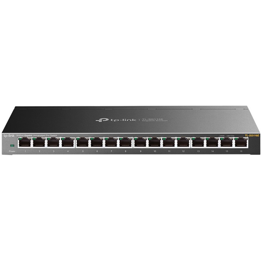 TP-Link 16-Port Gigabit Easy Smart Switch, 16-Port Gigabit Easy Smart Switch, AUTO Negot./AUTO MDI/MDIX, IGMP Snooping, MTU/Port/Tag VLAN TP-Link 16-Port Gigabit Easy Smart Switch, 16-Port Gigabit Easy Smart Switch, AUTO Negot./AUTO MDI/MDIX, IGMP Snooping, MTU/Port/Tag VLAN - Image 1