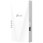 TP Link AX1800 Wi-Fi 6 Range Extender, 2.4GHz and 5GHz, 1 Gigabit Ethernet Port, 574 Mbps at 2.4GHz, 1201 Mbps at 5GHz, WPS Button, Reset Button, 2 Internal Antennas