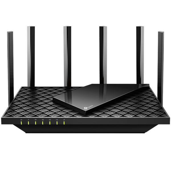 TP-Link Archer AX72 AX5400 Dual-Band Gigabit Wi-Fi 6 Router, 574 Mbps (2.4 GHz) + 4804 Mbps (5 GHz), 6× Antennas, Qualcomm 1 GHz Dual-Core CPU, 1× G WAN + 4× G LAN, 1 x USB 3.0, 4x4 MIMO,OFDMA,OFS,4T4R,Beaforming,HT160,100+ con. devices