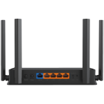 TP-Link Archer BE220 BE3600 Dual-Band Wi-Fi 7 Router, 688 Mbps at 2.4 GHz + 2882 Mbps at 5 GHz, 4x external Ant., 2.0 GHz Quad-Core CPU, 1x 1G WAN port + 4x1 G LAN ports, MLO, 4096-QAM, OFDMA, HE160 on 5GHz, Tether App, WPA3, Access Point Mode, IPv6 - Image 3