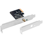 TP-Link Archer T2E AC600 Dual Band Wi-Fi PCI Express Adapter, 433 Mbps at 5 GHz + 200 Mbps at 2.4 GHz, 1× High Gain External Antenna, MU-MIMO, WPA3, Low-Profile and Full-height brackets - Image 2