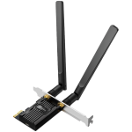 TP-Link Archer TX20E AX1800 Dual Band Wi-Fi 6 Bluetooth 5.2 PCI Express Adapter, 1201 Mbps at 5 GHz + 574 Mbps at 2.4 GHz, 2× High Gain External Antennas, MU-MIMO, OFDMA, WPA3, Bluetooth 5.2