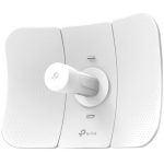 TP-Link CPE605 5 GHz 150 Mbps 23 dBi Outdoor CPE, 1× 10/100 Mbps Shielded Ethernet Port, 150 Mbps at 5 GHz, 23 dBi, 30+ km, IP65 Weatherproof, Passive PoE, MAXtream TDMA, Centralized Management, Spectrum Analyzer, AP/Client/AP Router/AP Client Router/Repeater/Bridge mode
